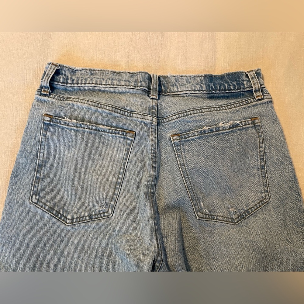 Abercrombie & Fitch Light Blue Straight Leg Women's Jeans - Picture 3 of 5